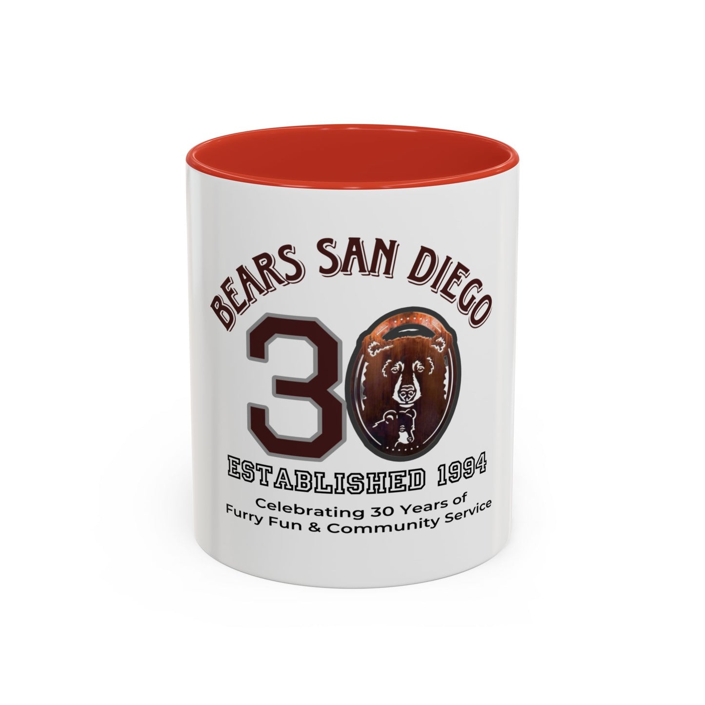 Bears San Diego 30th Anniversary Coffee Mug - Celebrating 30 Years of Community!