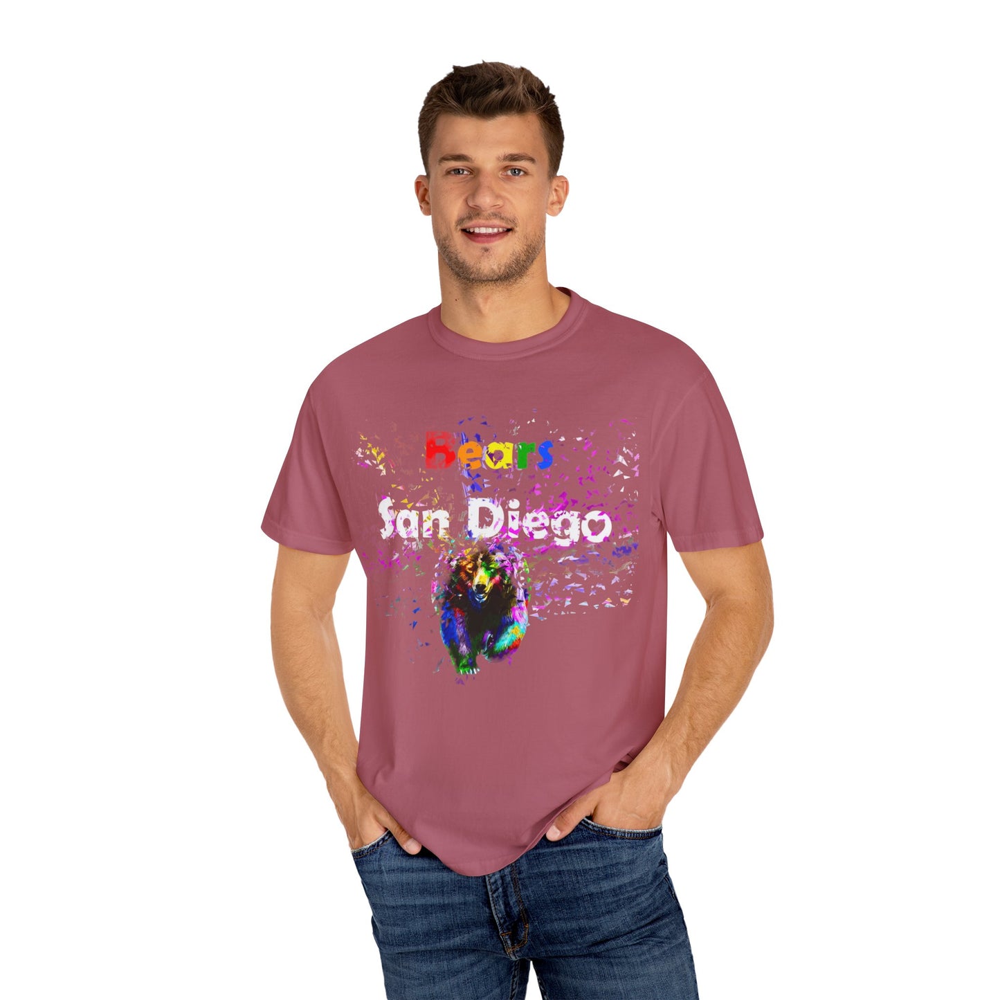 Colorful Bear Graphic Unisex T-Shirt - Perfect for Nature Lovers & Vibrant Celebrations