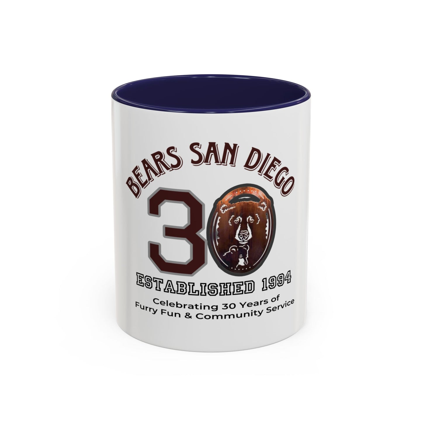 Bears San Diego 30th Anniversary Coffee Mug - Celebrating 30 Years of Community!