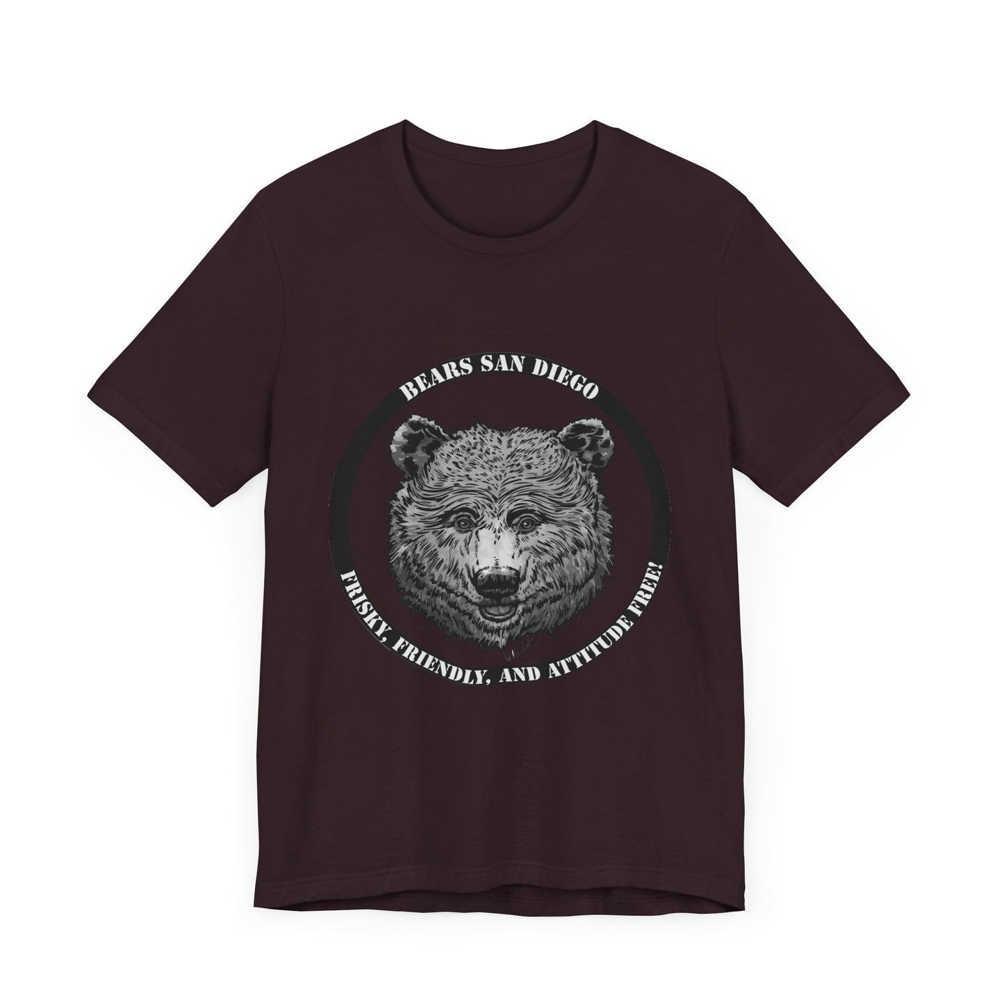T-Shirt Black and White Bears SD Logo Shirt