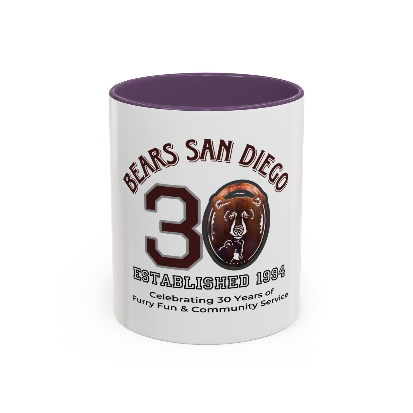 Bears San Diego 30th Anniversary Coffee Mug - Celebrating 30 Years of Community!