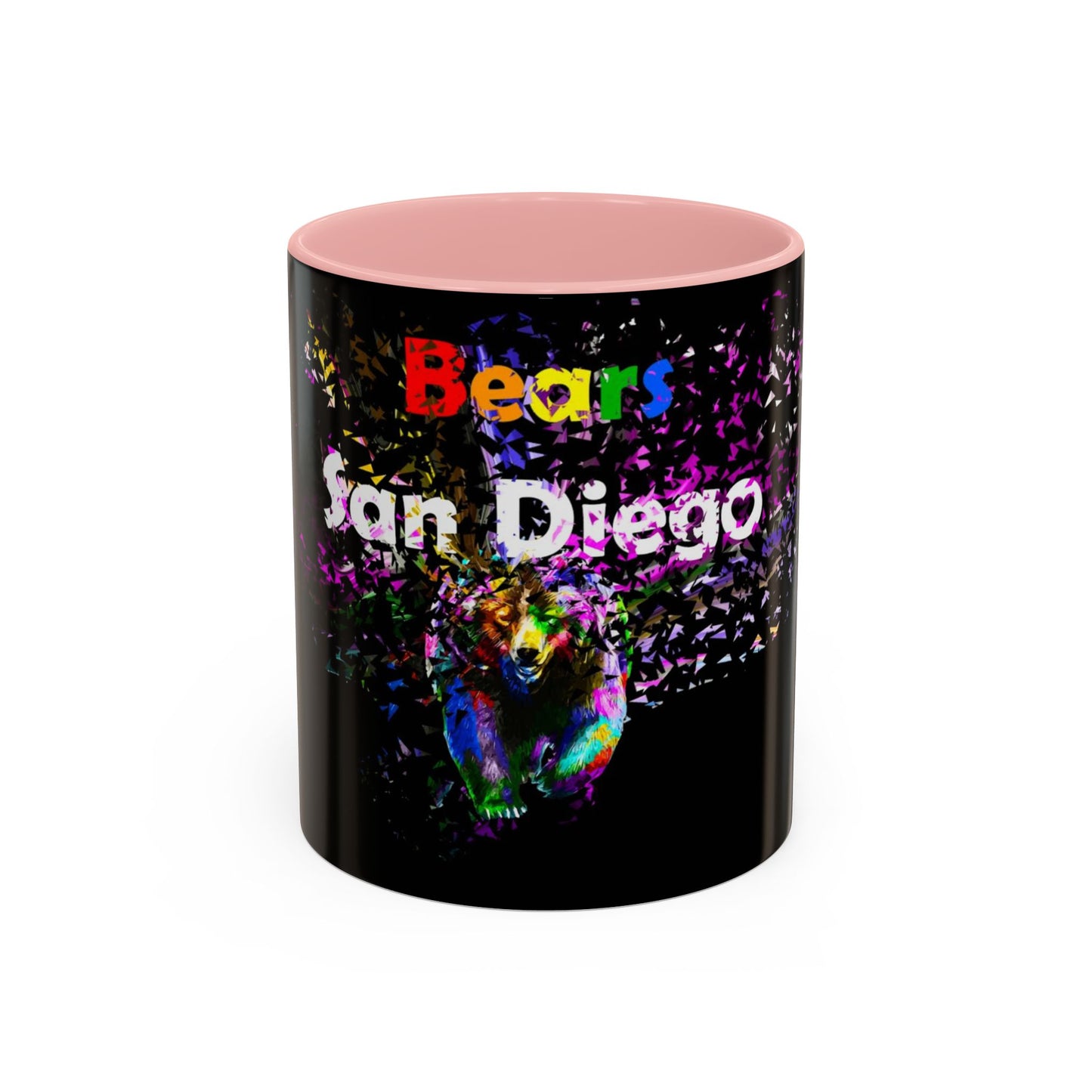 San Diego Bears Colorful Accent Coffee Mug - 11oz & 15oz
