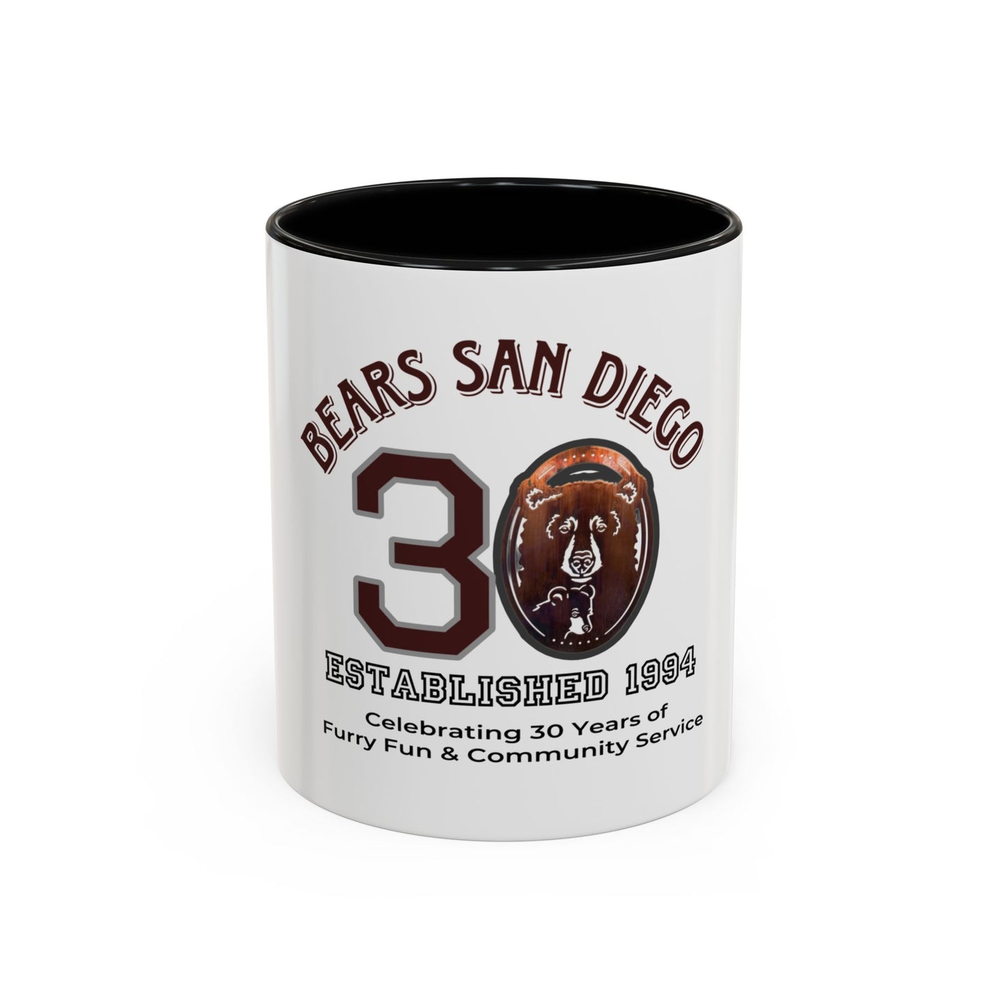 Bears San Diego 30th Anniversary Coffee Mug - Celebrating 30 Years of Community!
