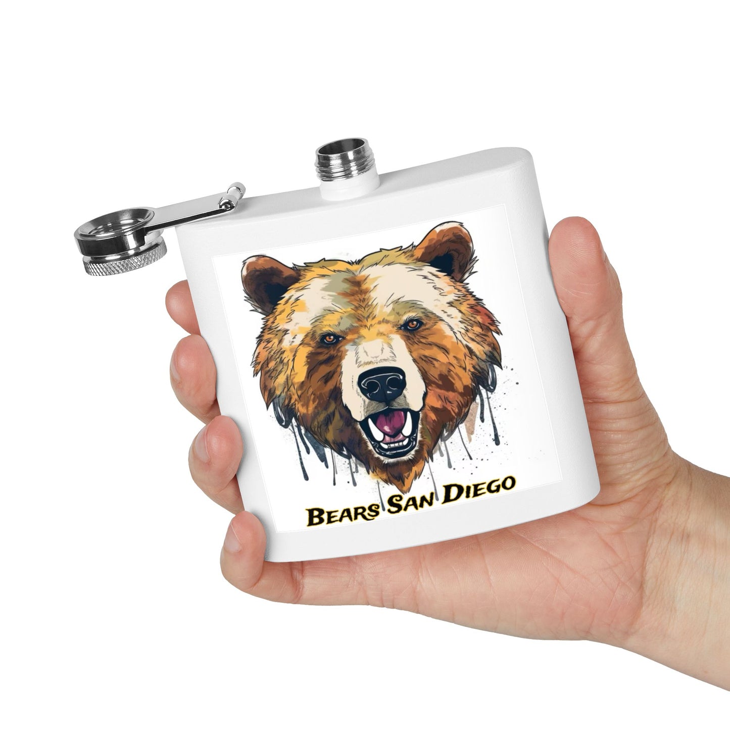 Stainless Steel Flask, 6oz