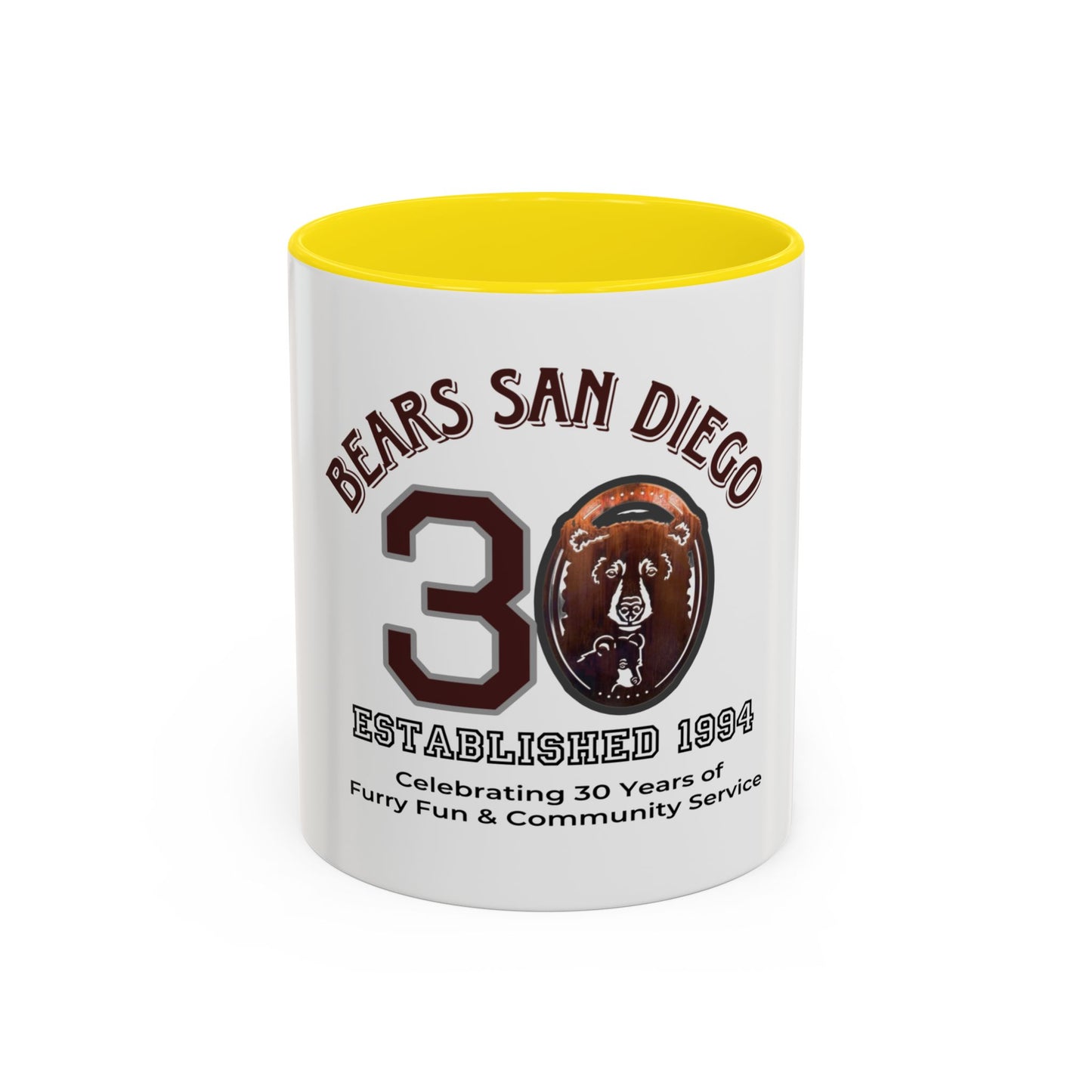 Bears San Diego 30th Anniversary Coffee Mug - Celebrating 30 Years of Community!