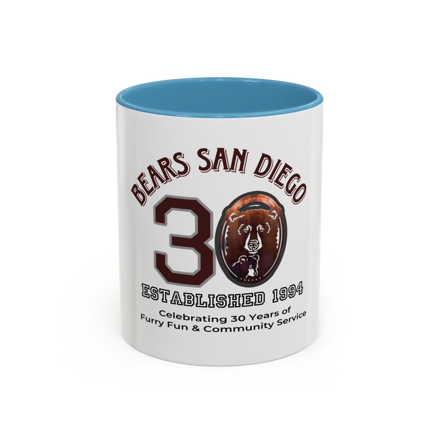 Bears San Diego 30th Anniversary Coffee Mug - Celebrating 30 Years of Community!