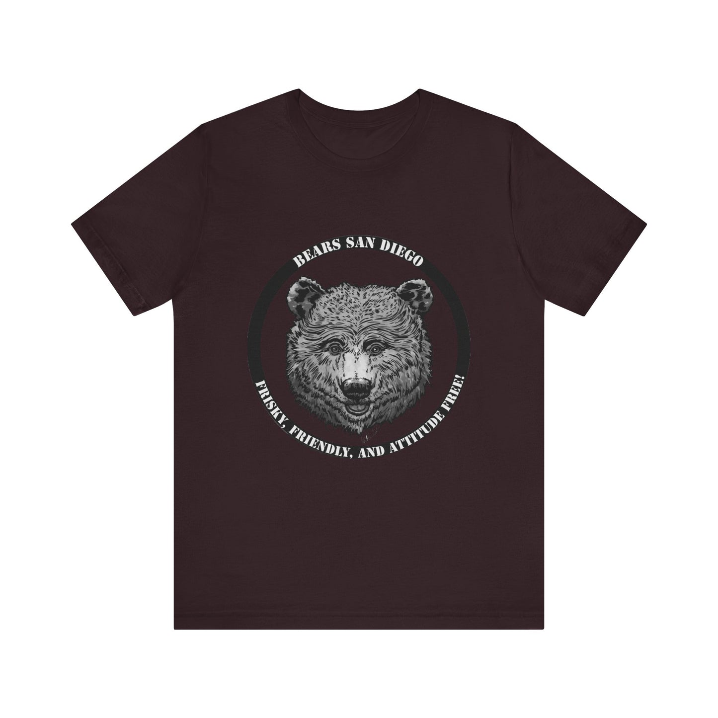 T-Shirt Black and White Bears SD Logo Shirt