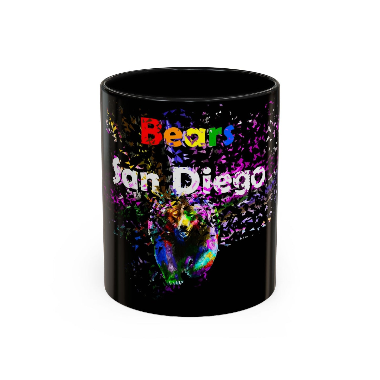 San Diego Bears Colorful Accent Coffee Mug - 11oz & 15oz