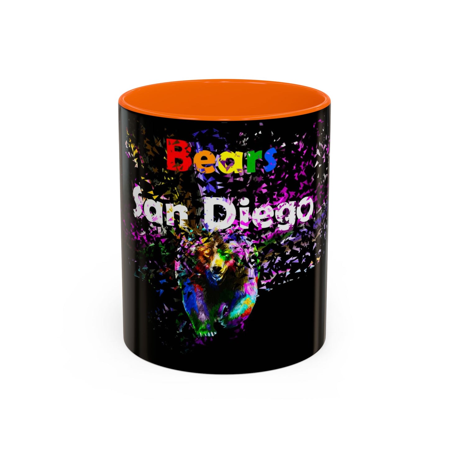 San Diego Bears Colorful Accent Coffee Mug - 11oz & 15oz