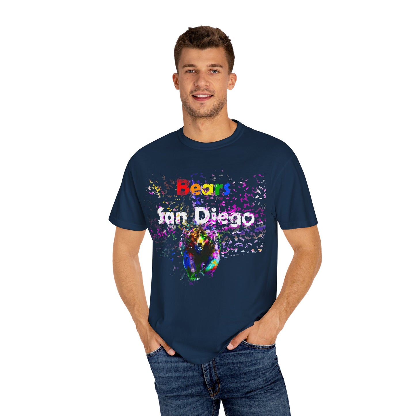 Colorful Bear Graphic Unisex T-Shirt - Perfect for Nature Lovers & Vibrant Celebrations