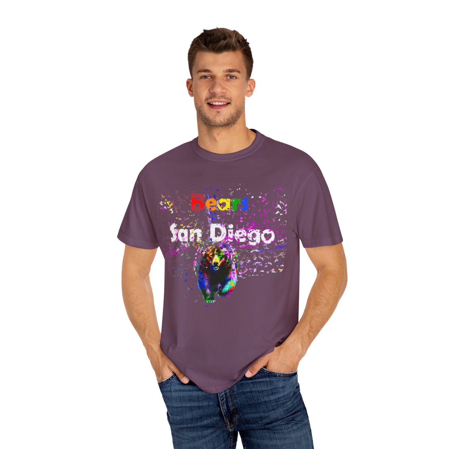 Colorful Bear Graphic Unisex T-Shirt - Perfect for Nature Lovers & Vibrant Celebrations
