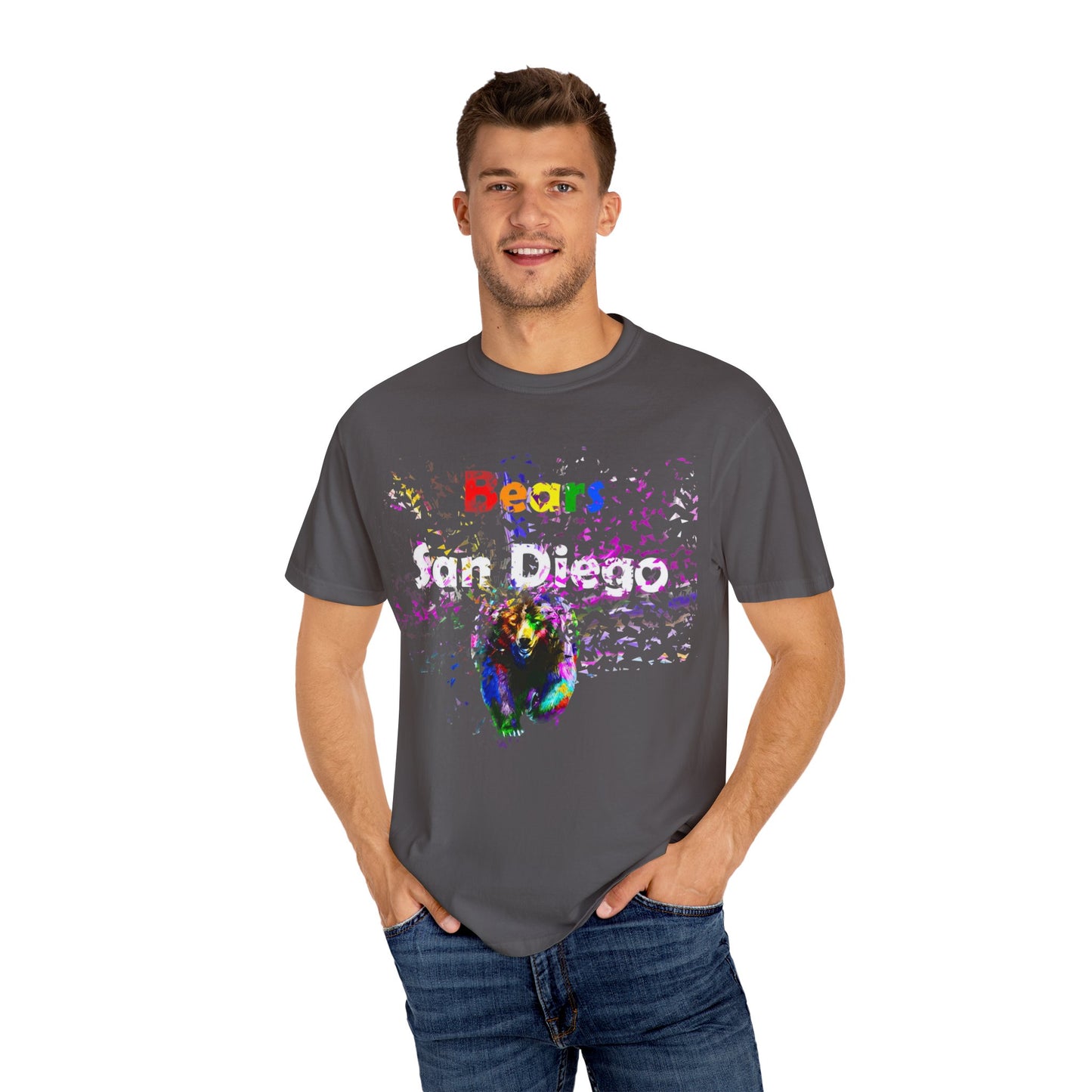 Colorful Bear Graphic Unisex T-Shirt - Perfect for Nature Lovers & Vibrant Celebrations